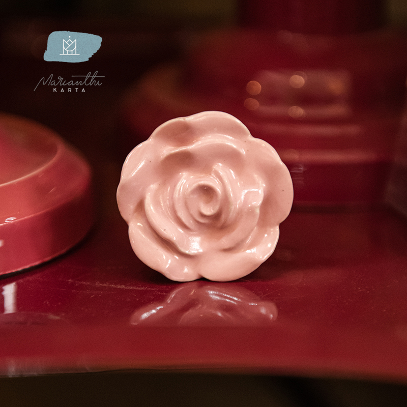 χαρά χειροποίητο κεραμικό πόμολο 1 - Marianthi Karta