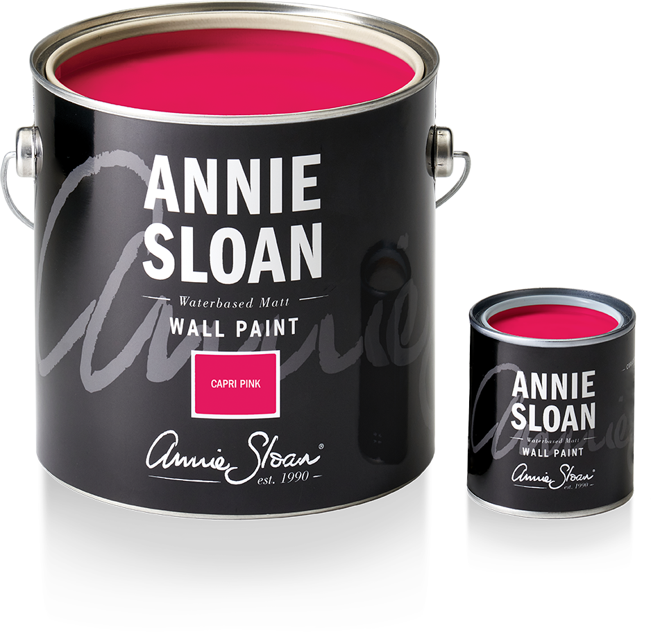 capri pink wall paint annie sloan χρώμα τοίχου 1 - Marianthi Karta