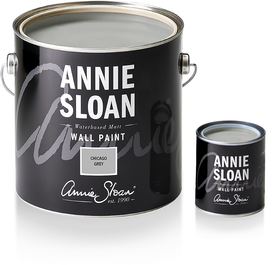 chicago grey wall paint annie sloan χρώμα τοίχου 1 - Marianthi Karta
