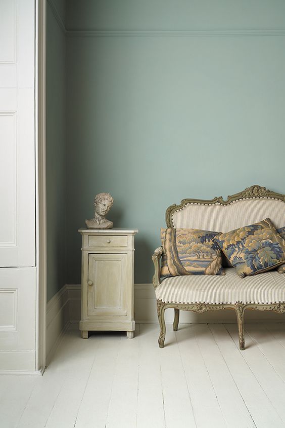 pemberley blue wall paint annie sloan χρώμα τοίχου 2 - Marianthi Karta