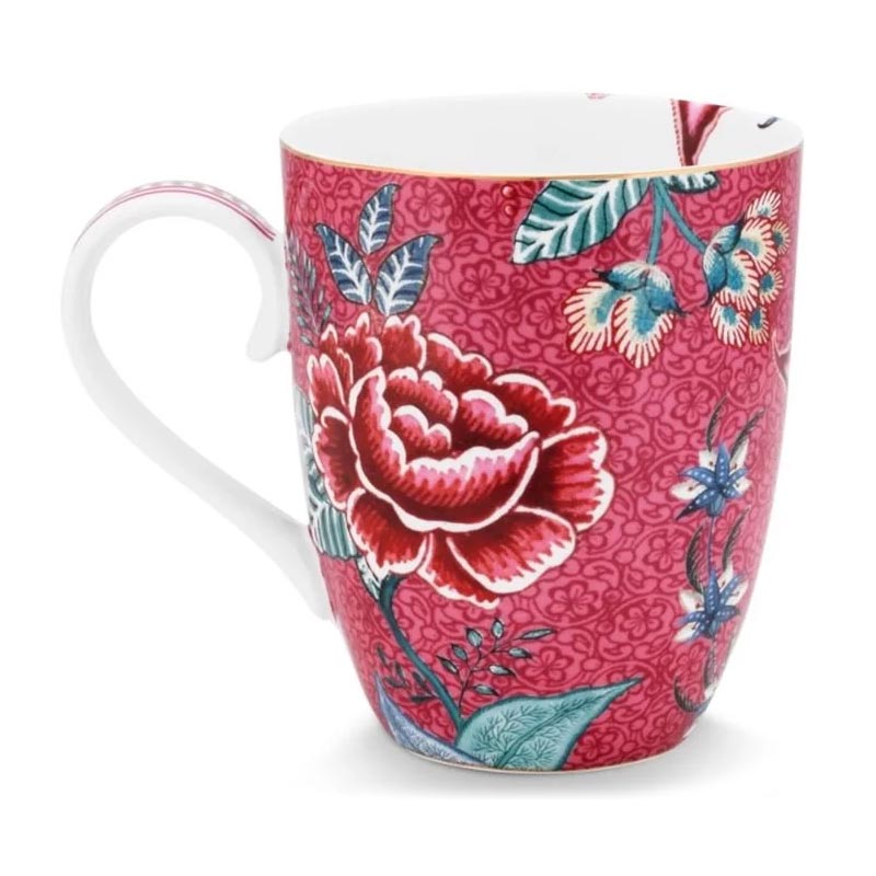 pip κούπα flower festival dark pink l 350ml 2 - Marianthi Karta