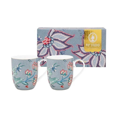 pip κούπα flower festival light blue s 145ml σετ των 2 1 - Marianthi Karta