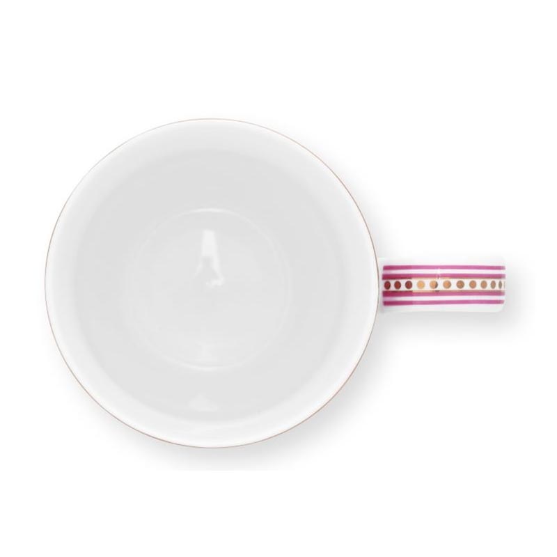 pip κούπα flower festival scallop dark pink xl 450ml 4 - Marianthi Karta