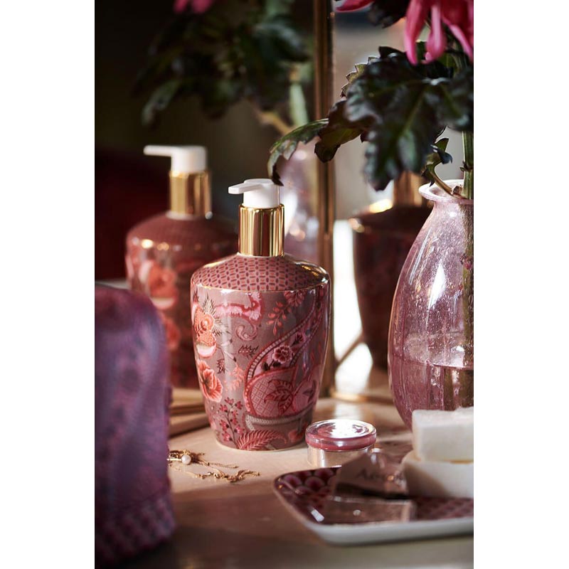 pip ντισπένσερ πορσελάνινο kyoto festival dark pink 440ml 1 - Marianthi Karta