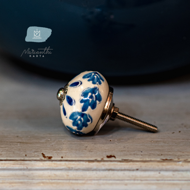 αγνή χειροποίητο κεραμικό πόμολο 2 - Marianthi Karta