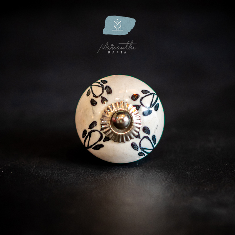 μελιά χειροποίητο κεραμικό πόμολο 1 - Marianthi Karta